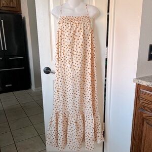 WeWoreWhat x Revolve Smocked MIDI Sunflower Dress SZ XL